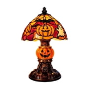YIJIA Halloween Night Light, Cute Plug in USB Bedroom Lamp Glow Decor, Orange, 7.87in