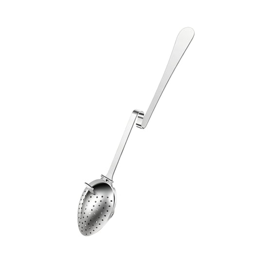 YIJIA Stainless Steel Hanging Infuser Spoon Reusable Loose Strainer with Long Handle for Mug Cup Home Brewing Silver 7.87x1.46x1.18in