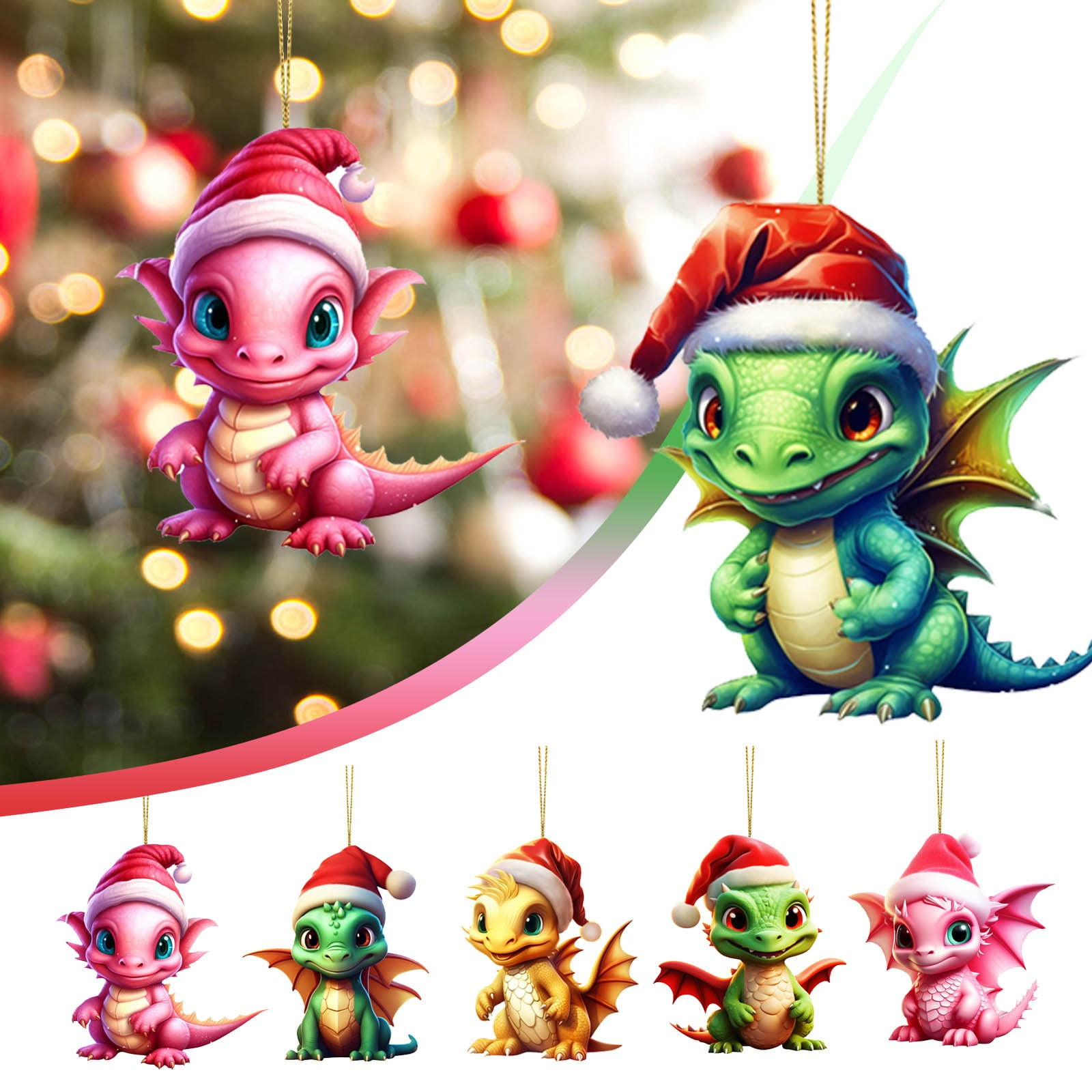 YIJIAKEJILSL Rose Bead Garland Cordless Garland Outdoor Christmas