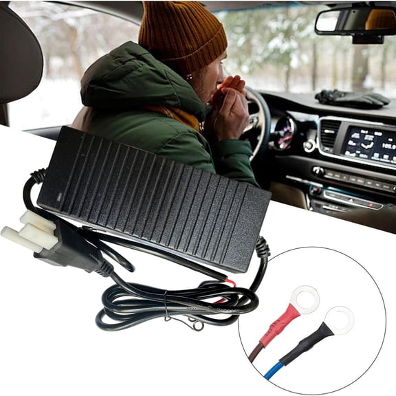 YIKA 12V Power Adapter - 110V to 12V Converter, Plug-and-Play for RV/Trucks/Mobile Homes, Heater & Workshop Use