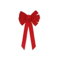 thumbnail image 1 of YIKA 1pc Velvet Christmas Tree Bow Decoration Wreath Bow Decoration Christmas Bows And Ribbons, 1 of 7