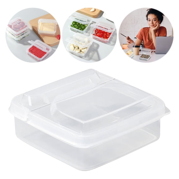 YIKA 2 Pack-Plastic Cheese Storage Containers With Lids Airtight Keeps Cheese Fresh And Delicious Cheese Preservation Container For Fridge kitchen Organizers Food Storage