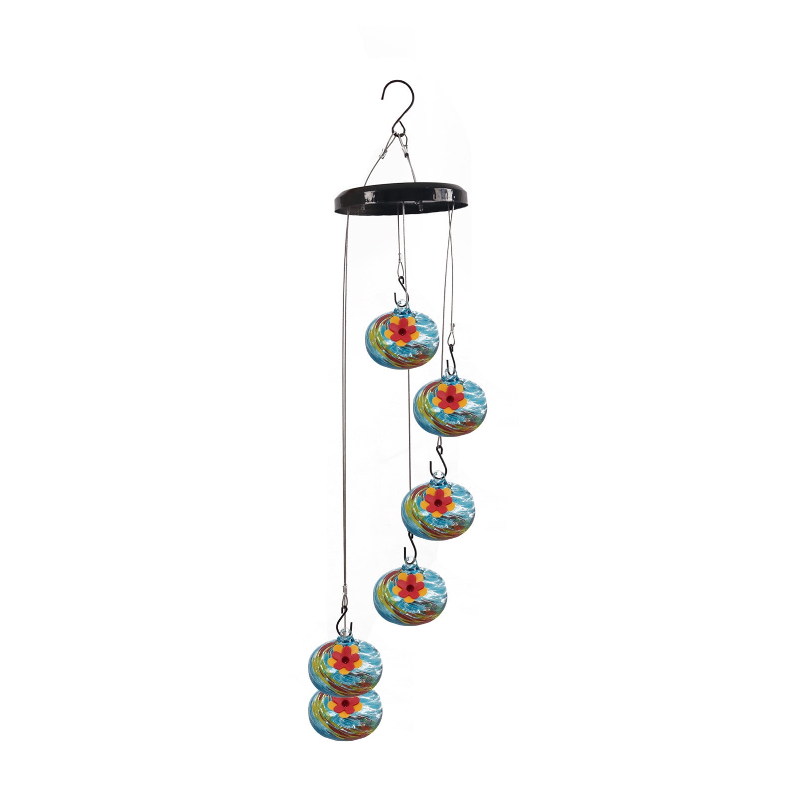 YIKA 2024 New Wind Chimes Hummingbird Feeders For Garden Yard Patio Decoration Bird Feeders Outdoor