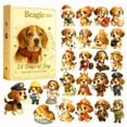 thumbnail image 1 of YIKA 2025 Beagle Advent Calendar 24 Adorable Beagle Figurines Daily Dose Of For Dog Lovers, 1 of 3