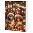 thumbnail image 1 of YIKA 2025 Christmas Countdown Calendar Cute Acrylic Decoration Holiday Gifts Box For Family Friend Christmas Decoration, 1 of 8