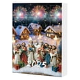 thumbnail image 1 of YIKA 2025 Christmas Countdown Calendar Cute Acrylic Decoration Holiday Gifts Box For Family Friend Christmas Decoration, 1 of 9