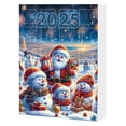 thumbnail image 1 of YIKA 2025 Christmas Countdown Calendar Cute Acrylic Decoration Holiday Gifts Box For Family Friend Christmas Decoration, 1 of 6