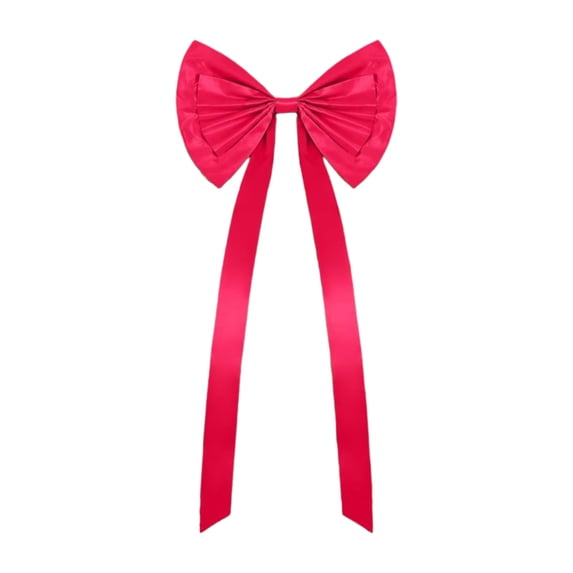 YIKA 24x71in Oversized Bow Christmas Decoration Bow Christmas Tree Wreath And Outdoor Decoration Door Decoration Christmas Bow Party Atmospheres Decoration Props Christmas Bows And Ribbons