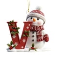 thumbnail image 1 of YIKA 26 Letters Christmas Tree Decoration Pendant Christmas Tree Ornaments - Christmas Ornaments Christmas Decoration Xmas Tree Hanging Decor, 1 of 9