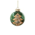 thumbnail image 1 of YIKA 3.14in Green Glossy Christmas Ball With Gold Powder High End Electroplating Ball Pearlescent Hand Painteds Patterns Christmas Tree Decoration Arrangement, 1 of 6