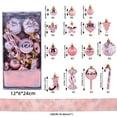 thumbnail image 1 of YIKA 30PC Christmas Painteds Assorted Shape Candy Cane Christmas Ball Ribbon Ornament Set, 1 of 4