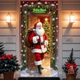 thumbnail image 1 of YIKA 35 X 72 Inch Christmas Door Cover Christmas Door Curtain Christmas Day Door And Wall Decoration Festival Party Decoration Christmas Decorations C, 1 of 6
