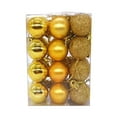 thumbnail image 1 of YIKA 3cm Christmas Ball Holiday Decoration 24 Box Sets With Bright Matte Powder Electroplated Colored Hanging Ball Decorations, 1 of 7