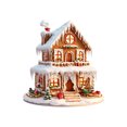 thumbnail image 1 of YIKA 5 PCS Christmas Snow House 2D Acrylic Pendant - Coffee Cup Themed Ornament For Car Interior Backpack Window Door & Christmas Tree Decor, Holiday Home Hanging Decoration E, 1 of 7