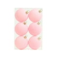 thumbnail image 1 of YIKA 6 Pcs Velvet Christmas Balls Flocked Christmas Tree Ornaments Plastic Balls Xmas Decorative Hanging Ornaments Christmas Tree Decoration 2.4 Inch, 1 of 6