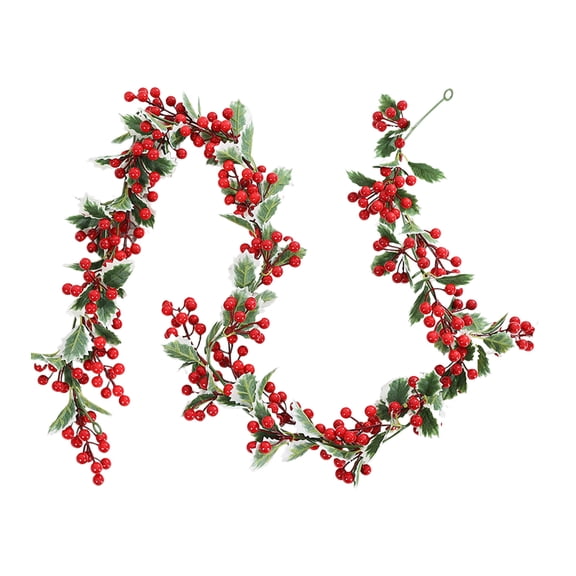 YIKA 6ft Christmas Rattan Pin Needle Rattan Shaped Like A Dog Tail Christmas Party Decoration Home Decoration