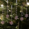 thumbnail image 1 of YIKA 6pcs Of Christmas Decorations Snowflake Decoration Hanging Acrylic Crystal Christmas Decoration Icicle Water Drop Pendant Pendant, 1 of 8