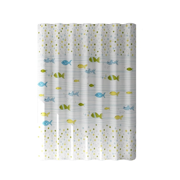 YIKA Bathroom Thickened Shower Curtain Waterproof Shower Curtain Rod Suit Waterproof Cloth Punch-free Bathroom Partition Curtain A