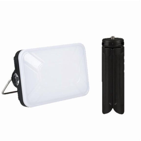 YIKA COB Camping Light for Tents - Outdoor Strong Light Lamp, Suitable for Construction Work & Emergency Charging Needs Black