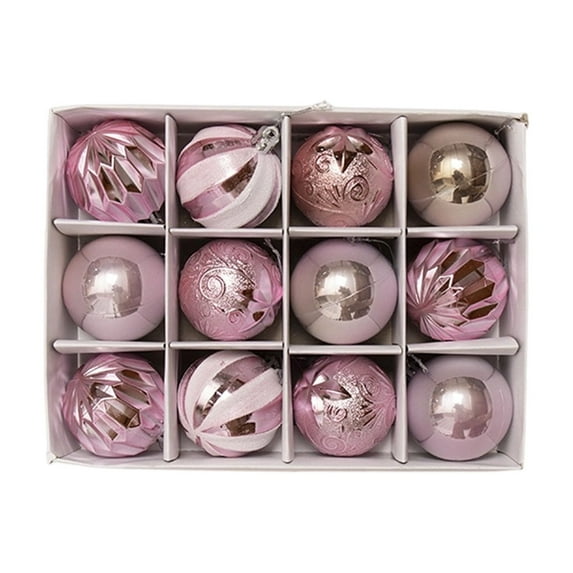 YIKA Christmas Ball Set - Glossy Christmas Balls Ornaments, Hanging Christmas Tree Decorations, Festive Ornaments for Tree & Mantel, Home Decor