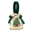 thumbnail image 1 of YIKA Christmas Decoration Christmas Candy Canvas Bag Christmas Eve Party Apples Drawstring Handbag Christmas Gift Bag, 1 of 6
