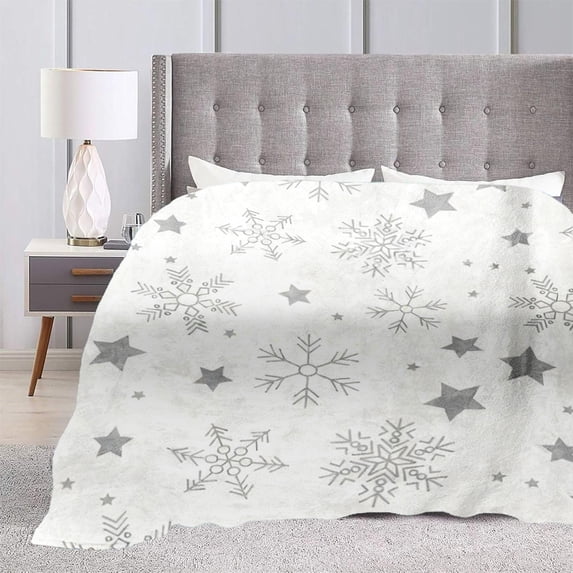 YIKA Christmas Decoration Christmas Throw Blanket Super Soft Flannel Fleece Blanket Winter Plushs Warm Bed Blanket Christmas Sofa Bed Decoration
