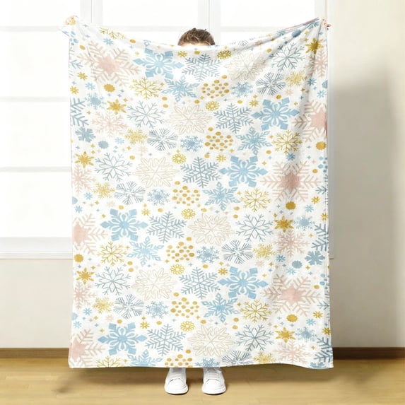 YIKA Christmas Decoration Christmas Throw Blanket Super Soft Flannel Fleece Blanket Winter Plushs Warm Bed Blanket Christmas Sofa Bed Decoration