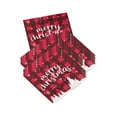 thumbnail image 1 of YIKA Christmas Decoration Disposable napkins Holiday Red Durables Paper Towels For All Beverages And Everyday Use 16 Count, 1 of 6