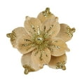 thumbnail image 1 of YIKA Christmas Decoration Large Glitter Christmas Flowers Artificial Christmas Decoration Flowers Gold glitter Simulated Magnolia Flowers For Christmas Decoration, 1 of 6