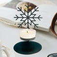 thumbnail image 1 of YIKA Christmas Decorations Christmas Candle Holders Deer Shaped Christmas Tree Snowflake Star Modeling Small Candle Holders Iron Candle Holders Holiday Party Table Decoration Home Gifts C, 1 of 6