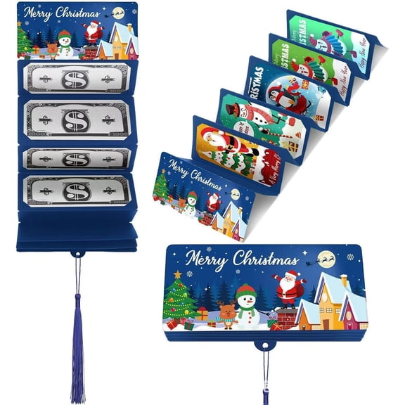 YIKA Christmas Decorations Christmas Red Envelope 10 Cards Christmas Surprise Party Red Envelope Money Box - Holiday Gift Storage Christmas 2pc Christmas Decorations Indoor Multicolor