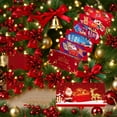 thumbnail image 1 of YIKA Christmas Decorations Christmas Red Envelope 10 Cards Christmas Surprise Party Red Envelope Money Box - Holiday Gift Storage Christmas Christmas Decorations Indoor Red, 1 of 3