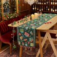 thumbnail image 1 of YIKA Christmas Decorations Christmas Table Flag Printed Rectangular Tablecloth Christmas Party Table Flag Tablecloth Home Decoration Adapts To Various Decoration Styles Christmas Decorations Indoor A, 1 of 6