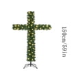 thumbnail image 1 of YIKA Christmas Decorations Foldable Christmas Tree Foldable Christmas Tree Pre-Lit Artificial Christmas Outdoor Staked Twinkling Christmas Trees With LED Light Christmas Decorations Indoor A, 1 of 5