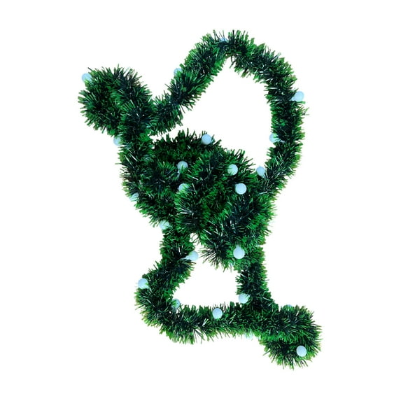 YIKA Christmas Decorations With White Glowing Balls Christmas Vines Decorable Walls Porch Christmas Tree Decorations Battery Operated Batteries Not Included