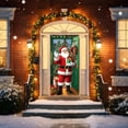 thumbnail image 1 of YIKA Christmas Door Cover Decoration Christmas Door Cover Door Hanging Party Decoration Door Cover Tapestry Christmas Decorations C, 1 of 9