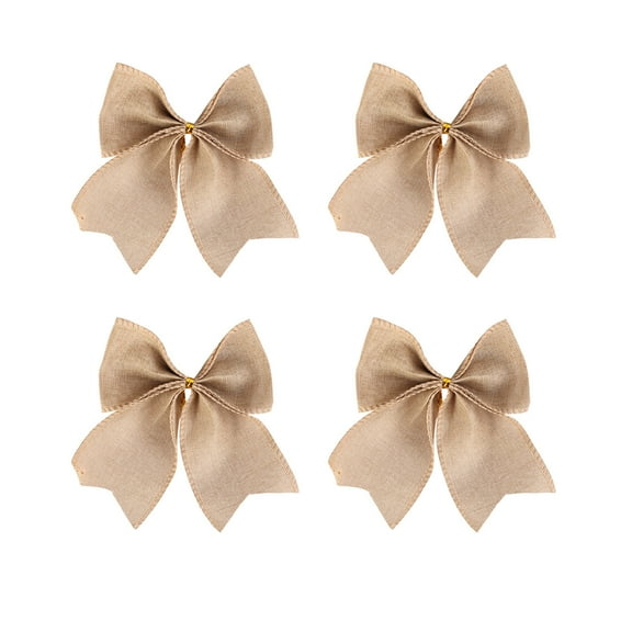 YIKA Christmas Fresh Checkered Bow Gift Box Packaging Festival Bow Christmas Tree Decoration Festival Essentiales Products Attractive Christmas Bows And Ribbons