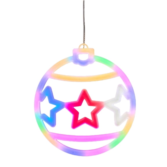 YIKA Christmas LED Decorative Lights LED Neon Lights Shopping Mall Room Bedroom Layout Photo Hanging Lamp USB Powered Christmas Decorations A