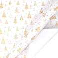thumbnail image 1 of YIKA Christmas & New Year Wrapping Paper - 118In Roll 80 Gsm Thick Gold-Foil Gift Craft Paper, Suitable For Holiday Present Decorations & Seasonal Packaging B, 1 of 7