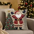 thumbnail image 1 of YIKA Christmas Pillow Covers 17.7x17.7 Inches Decorative Pillow Cases With Soft Fabric Hidden Zipper For Home Decor E, 1 of 7