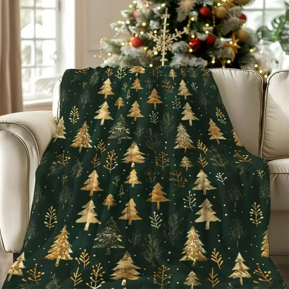 YIKA Christmas Printed Blanket Sofa Blanket Christmas Blanket Sofa Blanket Christmas Home Indoor Outdoor Suitable Christmas Decorations L