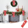 thumbnail image 1 of YIKA Christmas Snow Ribbon Car Christmas Tree Holiday Decoration Ribbon Gift Christmas Decorations Red, 1 of 6
