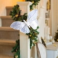 thumbnail image 1 of YIKA Christmas Tree Decoration Simulation Fabric Sequin Butterflies Ornaments Christmas Decorations Christmas Decorations Indoor Silver, 1 of 6