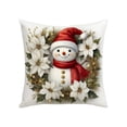 thumbnail image 1 of YIKA Christmas Tree Snowflake Reindeer Pillowcase Christmas Pillow Set Christmas Tree Reindeer Snowman Decorative Sofa Ambience Sense Of Decorative Linen Pillow B, 1 of 6