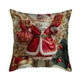 thumbnail image 1 of YIKA Christmas Tree Snowflake Reindeer Pillowcase Christmas Theme 3 Dimensional Gold Pillow Cover Christmas Tree Pillowcase Home Sofa Bedroom Cushion Cover Decoration C, 1 of 6
