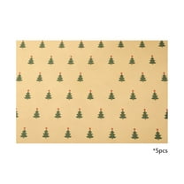 YIKA Christmas Wrapping Paper Christmas Gift Wrapping Decorative Christmas Kraft Paper Vintage-style Wrapping Paper