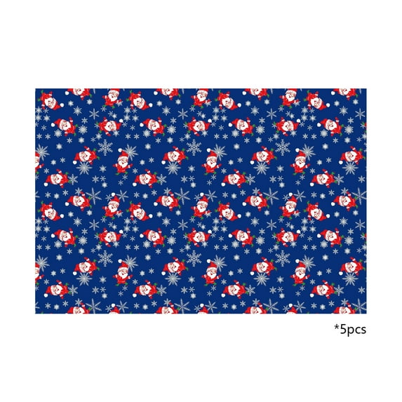 YIKA Christmas Wrapping Paper Christmas Gift Wrapping Decorative Christmas Kraft Paper Vintage-style Wrapping Paper