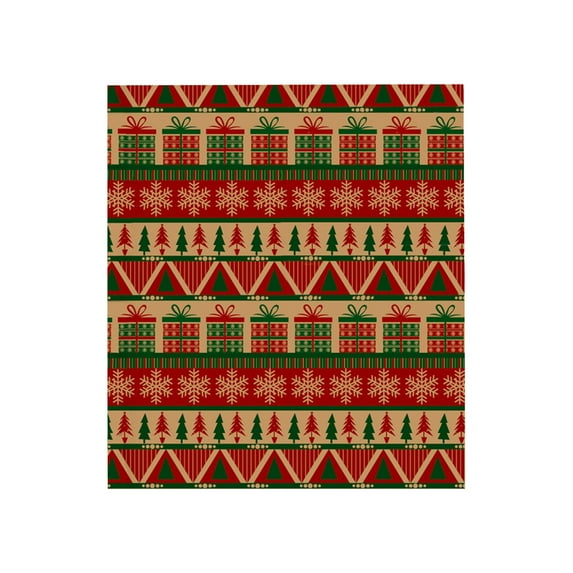 YIKA Christmas Wrapping Paper For Children Gift Box Christmas Tree Gift Pile Kraft Paper Bouquet Paper 39.37 X 27.55 In