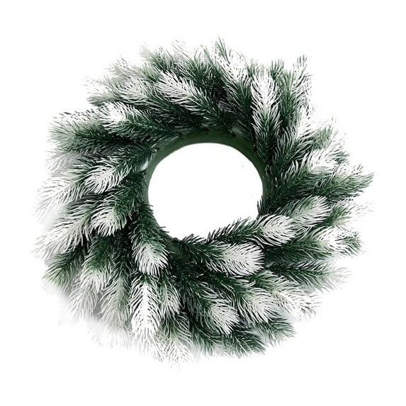 YIKA Christmas Wreath Grass Pines Wreath Home Wreath Front Door Window Fireplace Decoration Wreath Decoration Christmas Decoration A