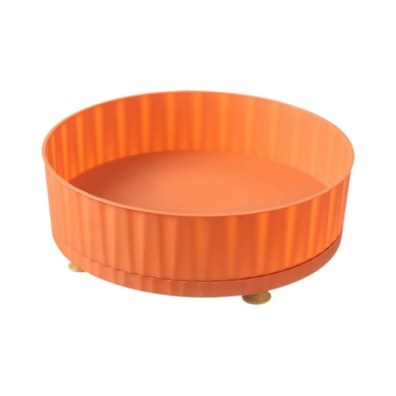 YIKA Clear Lazy Susan Organizer Round Plastic Rotating Storage Container Multi-Function Storage Rack for Kitchen Cabinet Pantry Fridge Vanity Table Top Cosmetics Classification Storage Tray